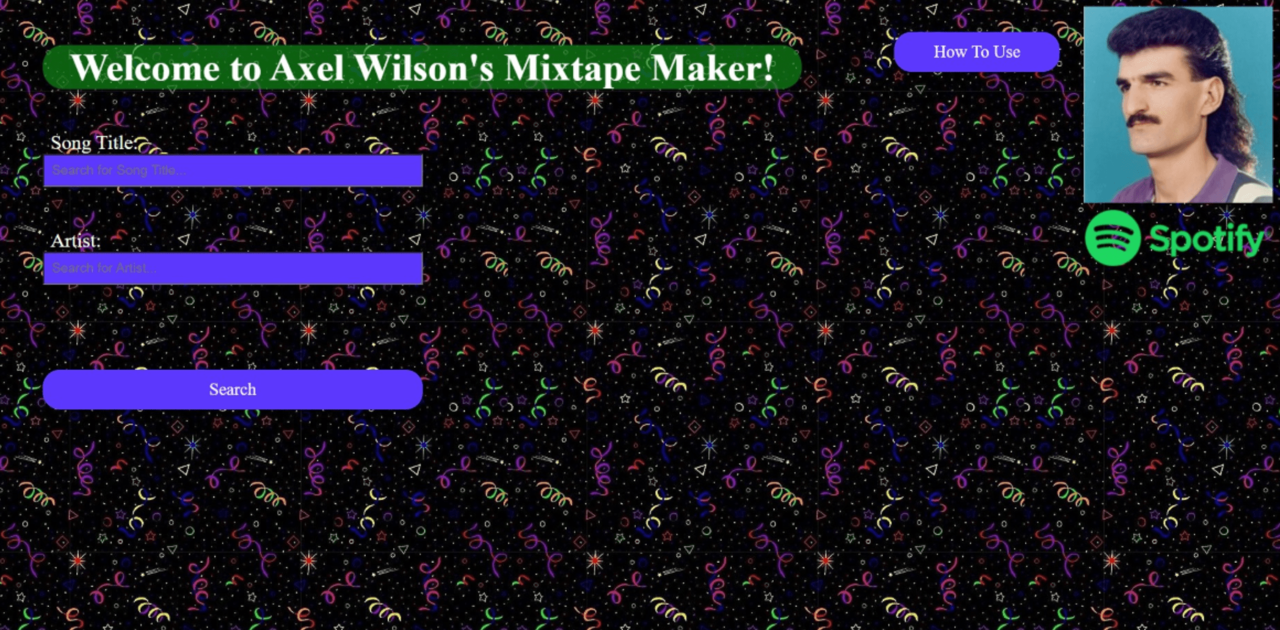 Supporting image 0 for Axel Wilson's Music Maker